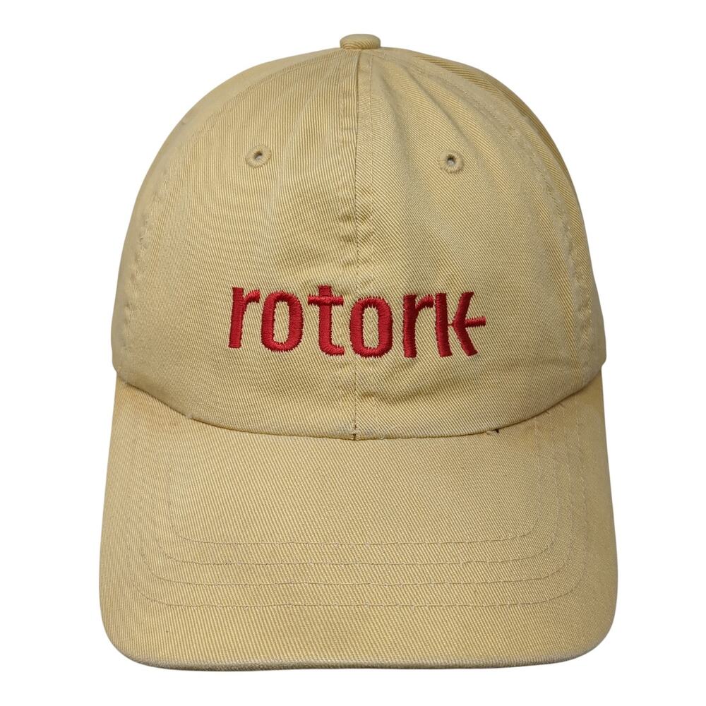 Rotork Slideback Baseball Hat Beige One Size Embroidered Alternative